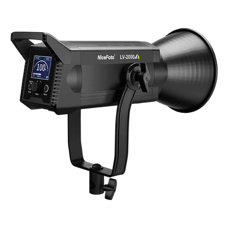 NiceFoto LV-2000A 200W Bi-color COB LED Video Light