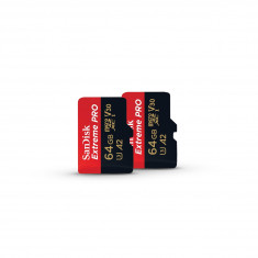 SanDisk 64GB Extreme Pro MicroSDXC UHS-I 200MB/s Memory Card  With Adapter