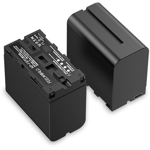 FeelWorld NP-970 Battery with USB-C Charging (6600mAh, L-Series)