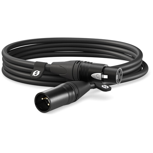 RODE XLR Male to XLR Female Cable (Black, 9.8)