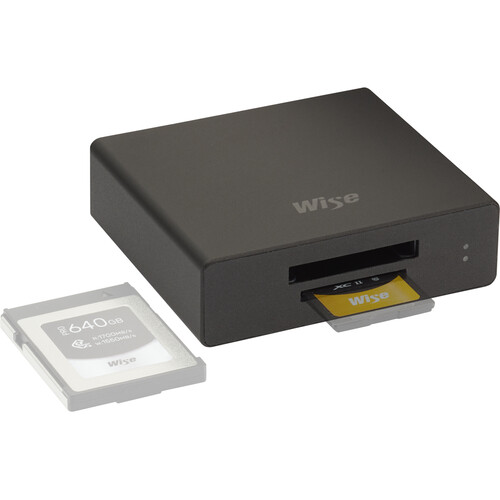 Wise Advanced CFexpress Type B / UHS-II SDXC USB-C 3.2 Gen 2 Card Reader