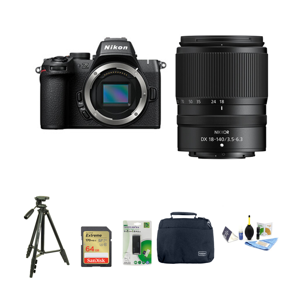 Nikon Z50 II Mirrorless Camera with 18-140mm f/3.5-6.3 Lens Kit