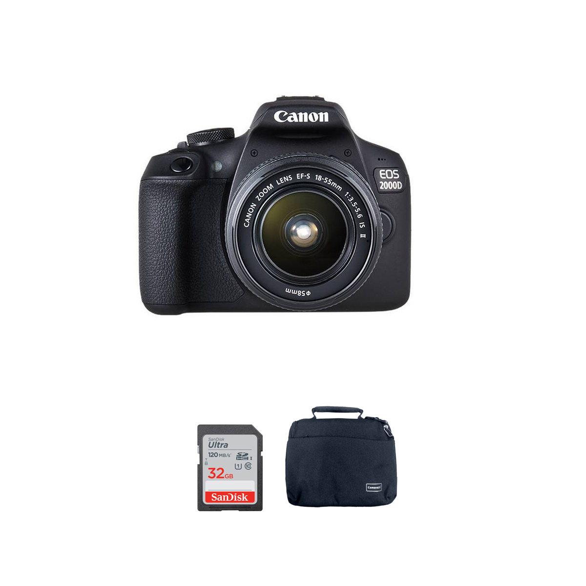 Canon EOS 2000D DSLR Camera with 18-55mm Lens
