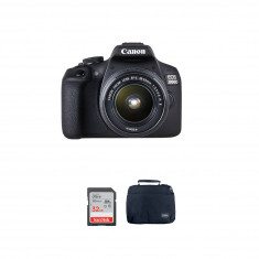 Canon EOS 2000D DSLR Camera with 18-55mm Lens, 32GB Ultra Memory Card, Shoulder Bag