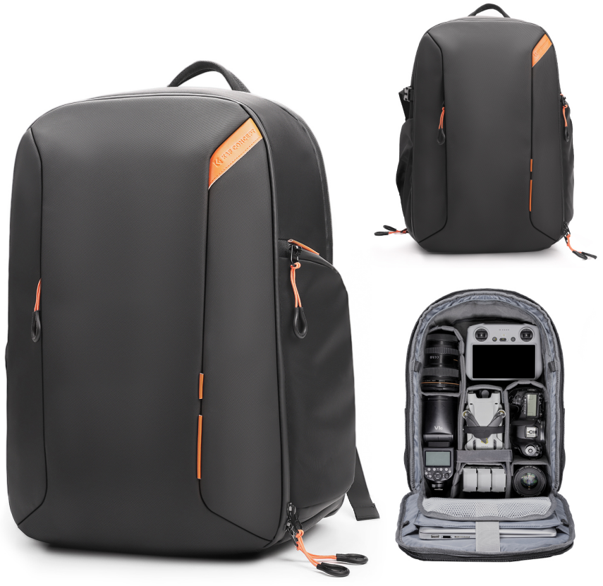 K&F Concept Backpack 25L Nature Wander 09 (Black)