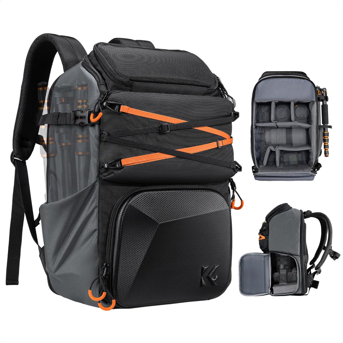 K&F Concept 25L Large Camera Backpack Star Wander03 (Black)