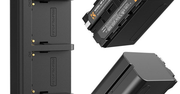 Batterie Ladegerät Für Akkus 4-Kanal Np-F550 F570 K&F Concept