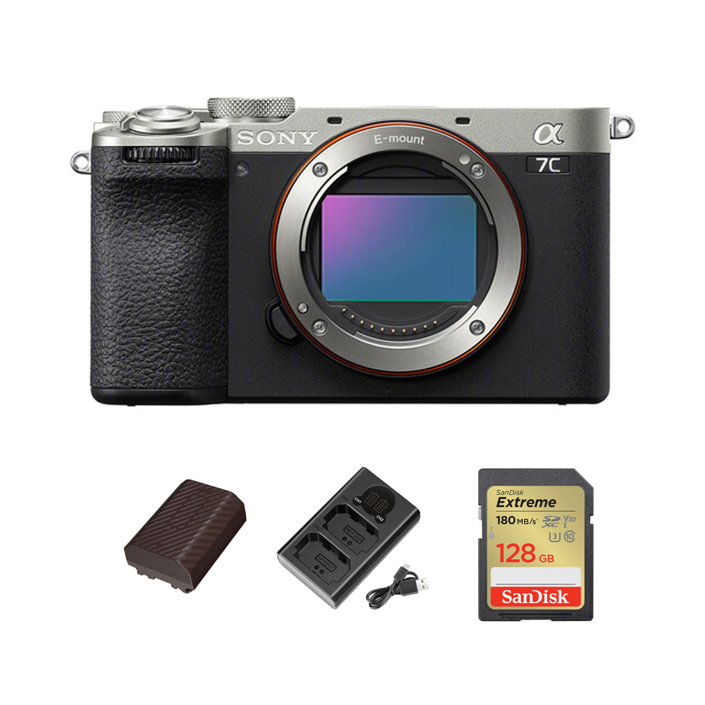 Sony a7C II Mirrorless Camera Silver (Body Only)