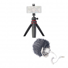 Lensgo 2 in 1 Vlog Kit R1 Mini Tripod & DMM1W Microphone