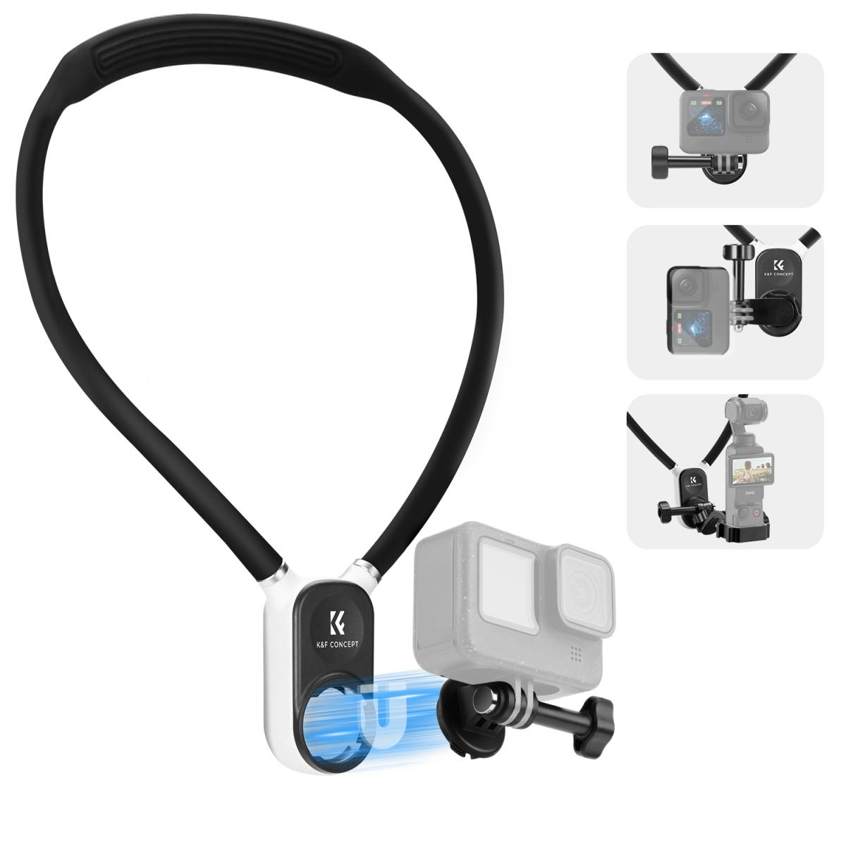 K&F Magnetic POV Neck Mount for GoPro, OSMO Pocket 3