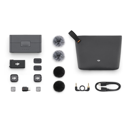 DJI Mic 3 2-Person Compact Wireless Microphone System/Recorder for Camera & Smartphone