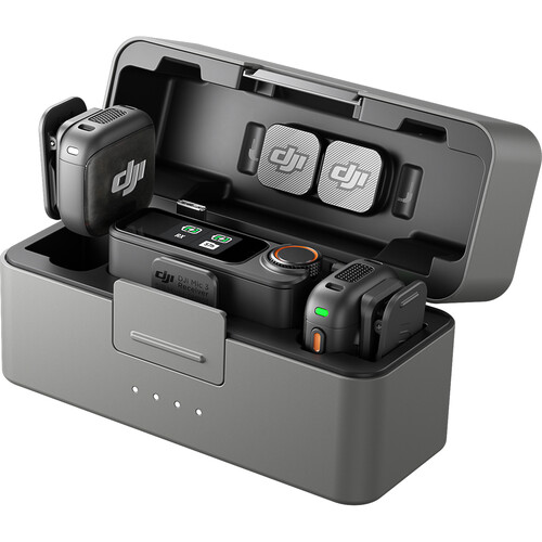 DJI Mic 3 2-Person Compact Wireless Microphone System/Recorder for Camera & Smartphone
