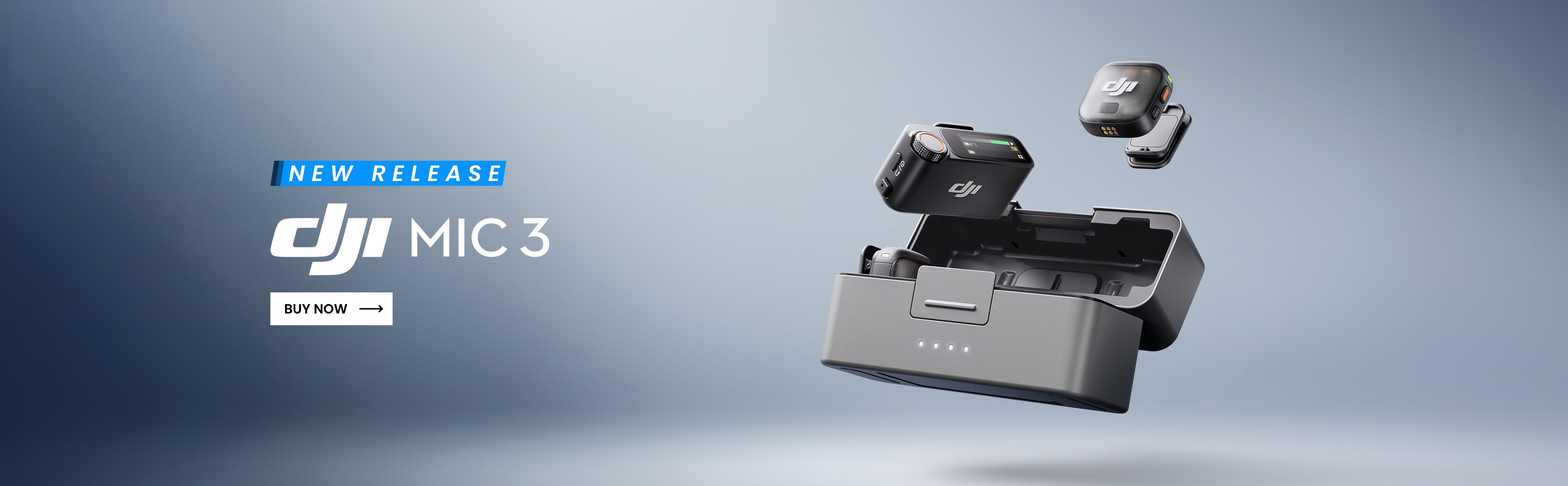 DJI Mic 3 Compact Wireless Microphone System