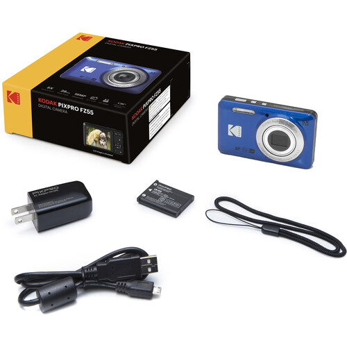 Kodak PIXPRO FZ55 Digital Camera (Blue)