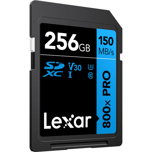 Lexar 256GB High-Performance 800x PRO UHS-I SDXC Card (BLUE Series)