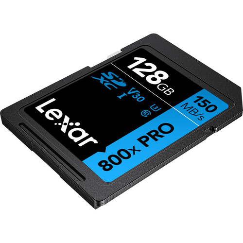 Lexar 128GB High-Performance 800x PRO UHS-I SDXC Memory Card