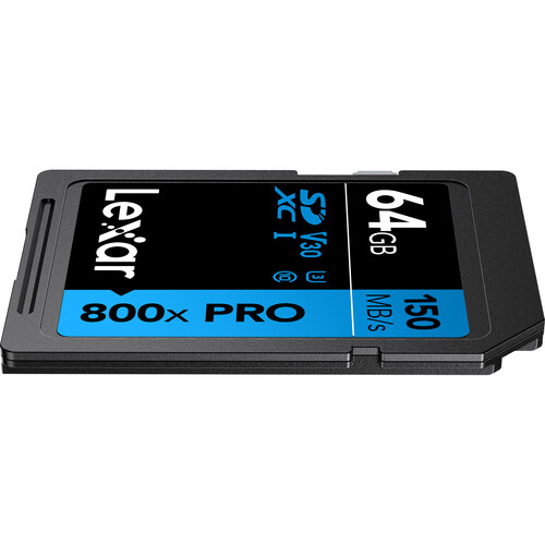 Lexar 64GB High-Performance 800x PRO UHS-I SDXC Memory Card