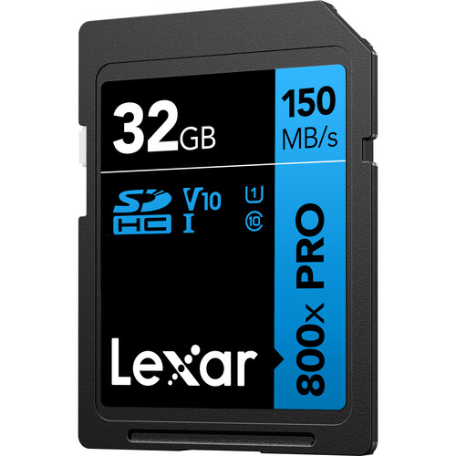 Lexar 32GB High-Performance 800x PRO UHS-I SDHC Memory Card