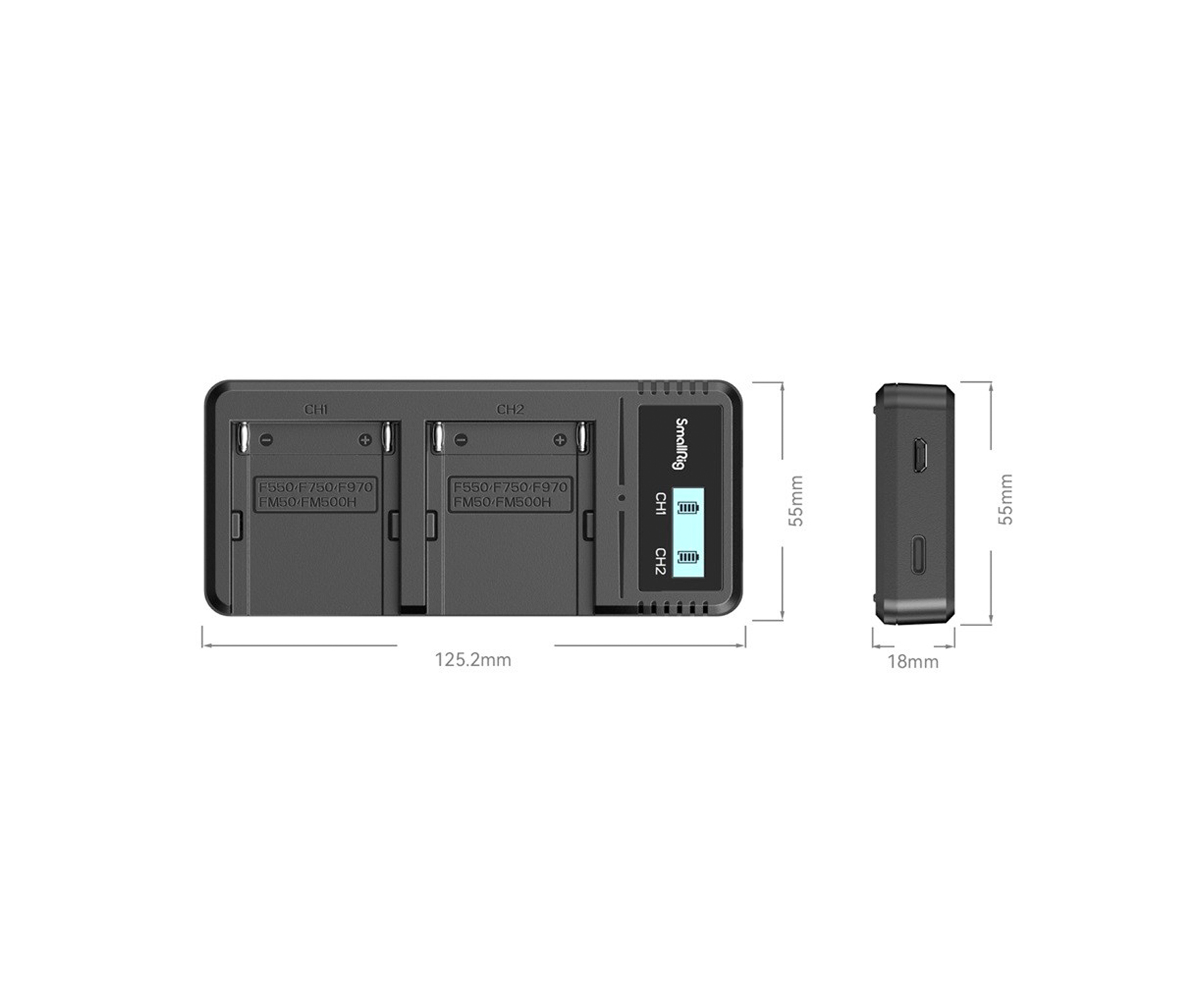 SmallRig NP-F970 Camera Battery Charger