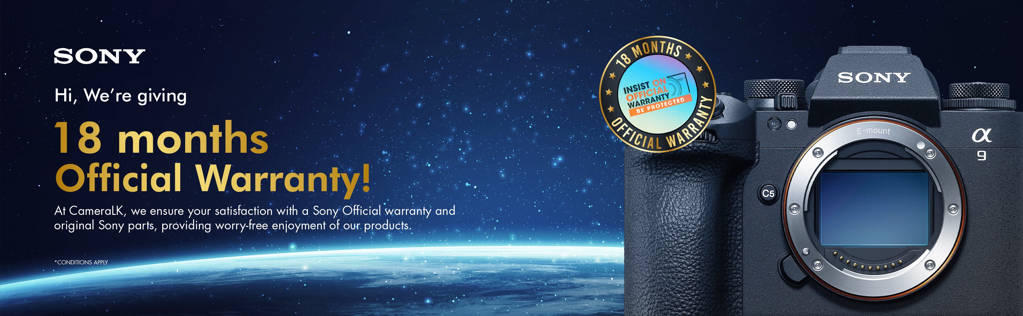 Sony Official Warranty