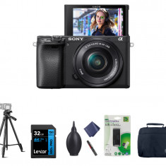 Sony Alpha a6400 Mirrorless Digital Camera with 16-50mm Lens with Accessories