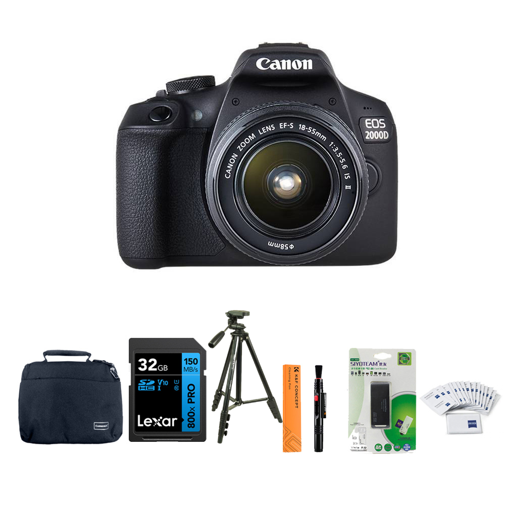 Canon EOS 2000D DSLR Camera with 18-55mm Lens