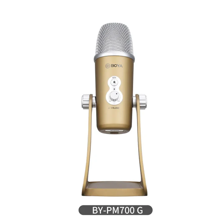 BOYA BY-PM700G USB Podcast Microphone - Gold