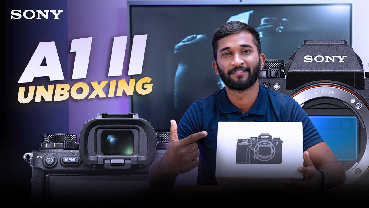 Sony Alpha a1 II Mirrorless Camera Unboxing එක 😍