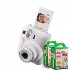 FUJIFILM INSTAX MINI 12 Instant Film Camera (Clay White)