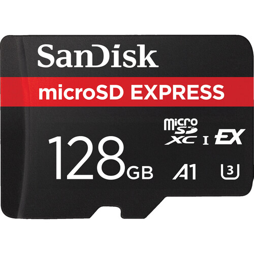 SanDisk 128GB microSD Express Memory Card