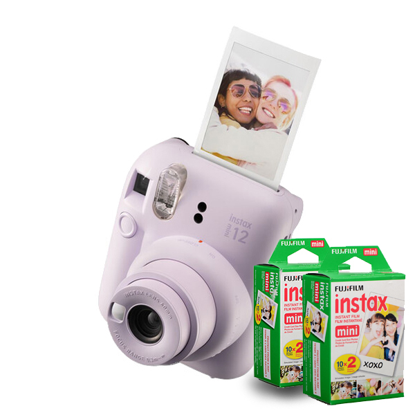 FUJIFILM INSTAX MINI 12 Instant Film Camera (Lilac Purple)