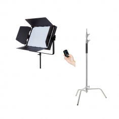 Tolifo GK-J-200 WAB LED Photography Light With Tianmei TP03-C100 C Stand