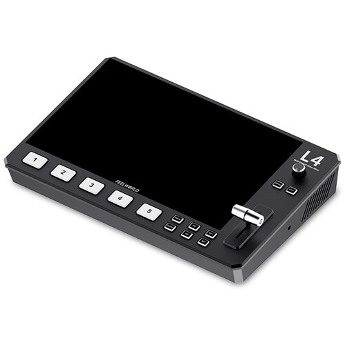 FEELWORLD L4 Multi-camera Video Mixer Switcher 10.1” Touch Screen USB3.0 Fast Streaming