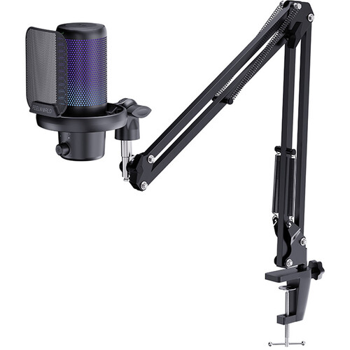 FeelWorld VM1-AS USB-C Gaming Microphone with Boom Arm
