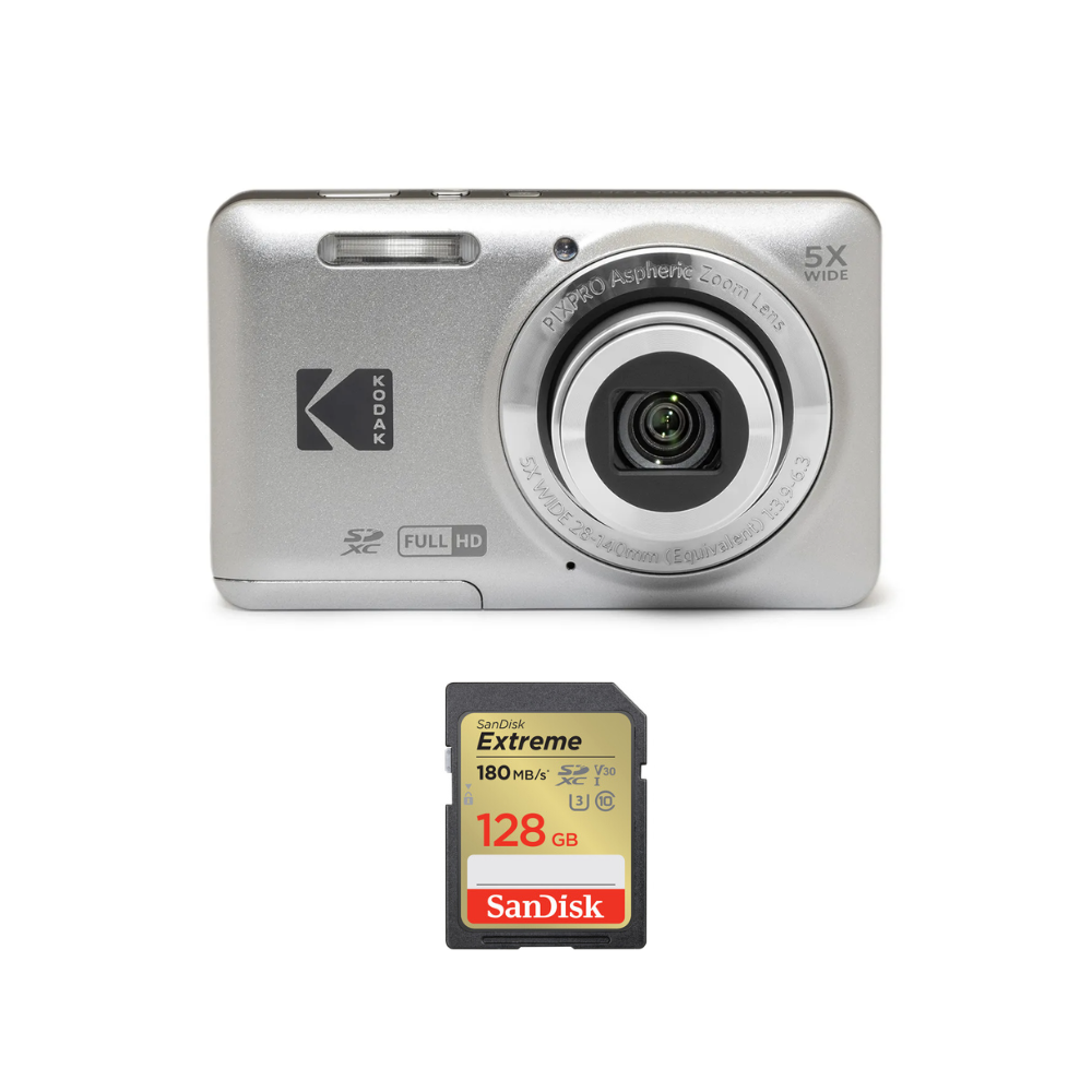 Kodak PIXPRO FZ55 Digital Camera (Silver)