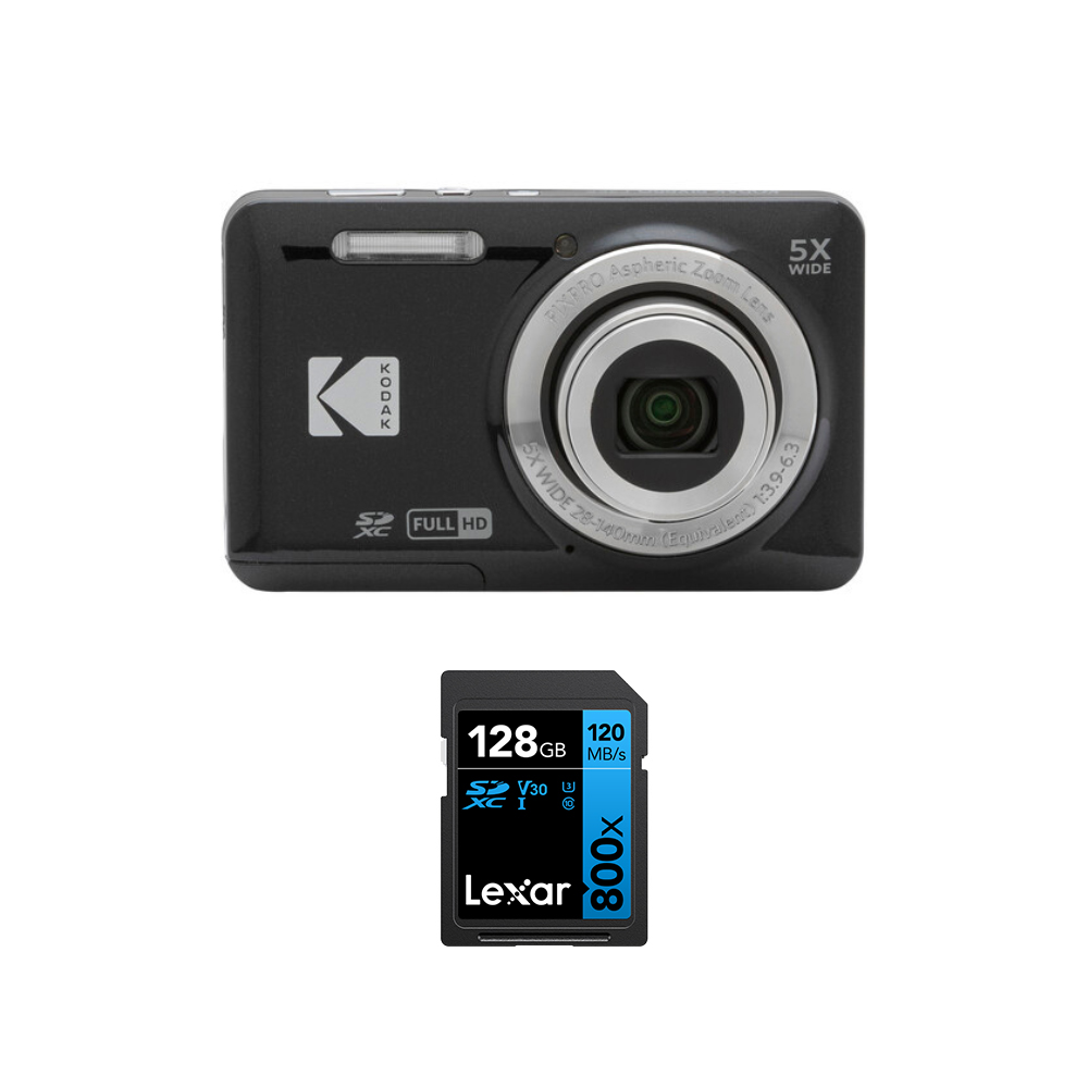 Kodak PIXPRO FZ55 Digital Camera (Black)
