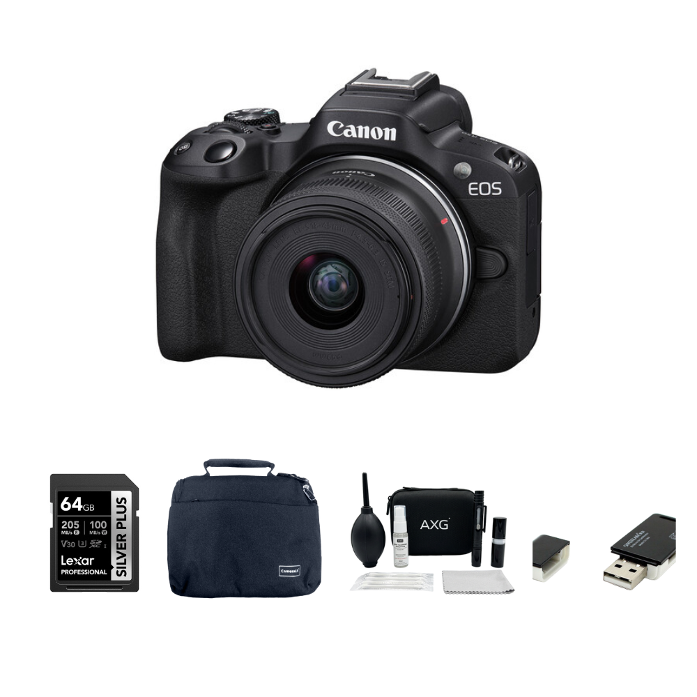 Canon EOS R50 Mirrorless Camera (Black)