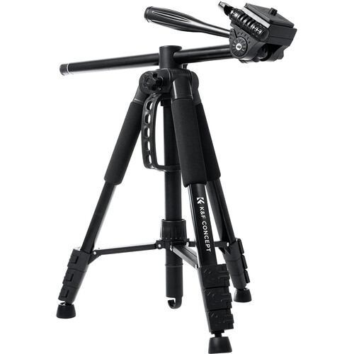 K&F Concept S254A1 Overhead Tripod/Monopod with BV07 Fluid Video Head