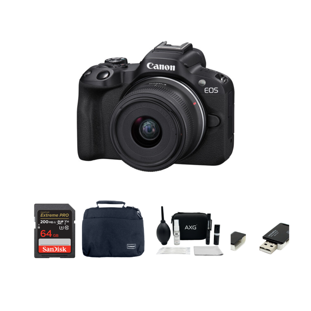 Canon EOS R50 Mirrorless Camera (Black)