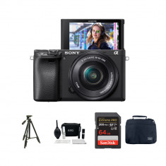Sony Alpha a6400 Mirrorless Digital Camera with 16-50mm Lens With Accessories