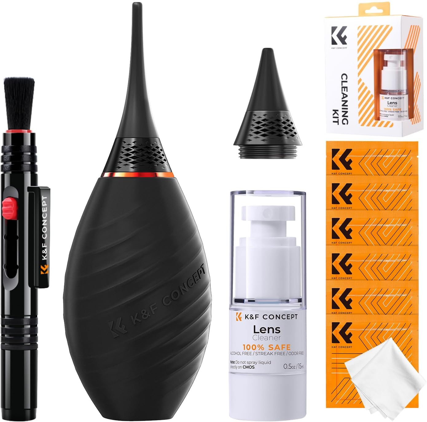 K&F CONCEPT 10-in-1 Camera Lens Cleaning Kit