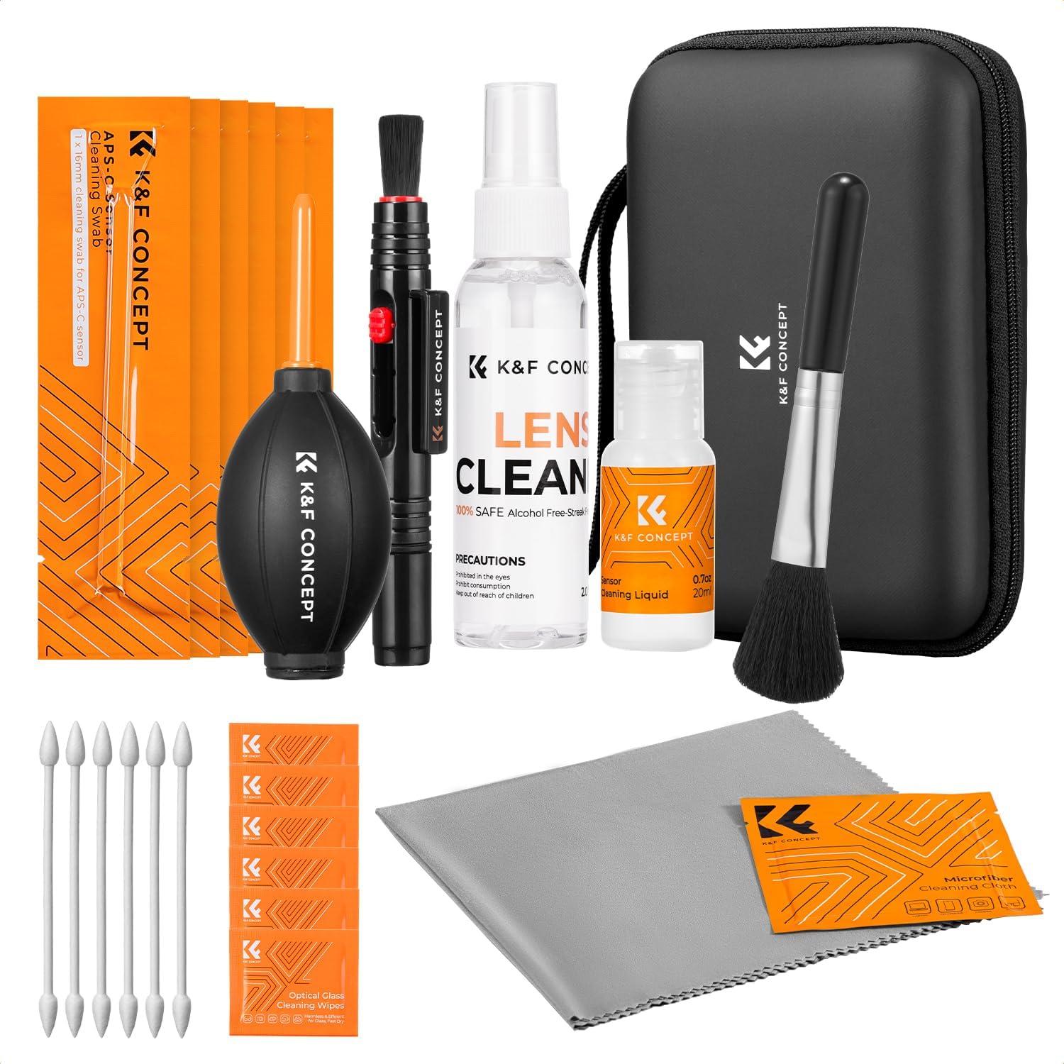 K&F CONCEPT 25-in-1 Camera Lens Cleaning Kit KF08.078