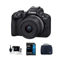 Canon EOS R50 Mirrorless Camera (Black)