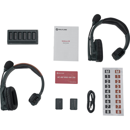 Hollyland Solidcom SE Global 2S 2-Person Headset Intercom System
