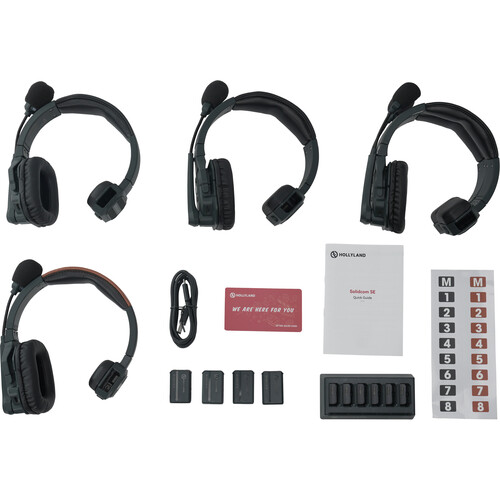 Hollyland Solidcom SE Global 4S 4-Person Headset Intercom System
