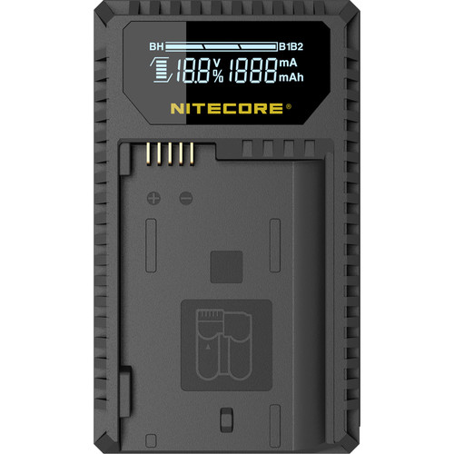 Nitecore UNK1 Dual-Slot USB Travel Charger for Nikon Batteries