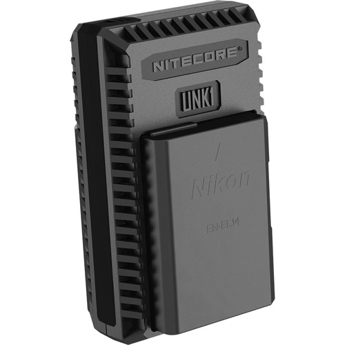 Nitecore UNK1 Dual-Slot USB Travel Charger for Nikon Batteries