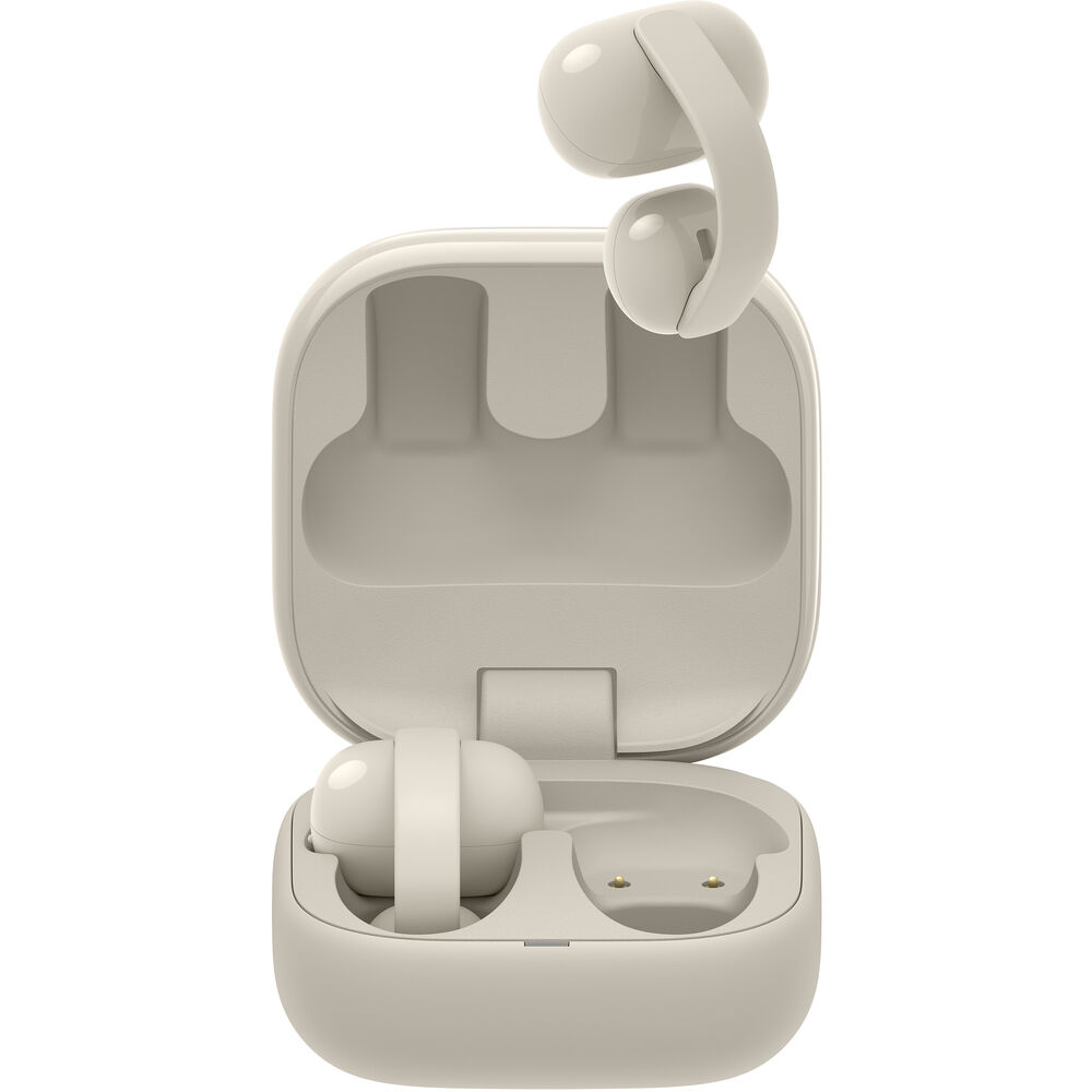 Sony LinkBuds Clip True Wireless Noise-Canceling Open Earbuds (Greige)