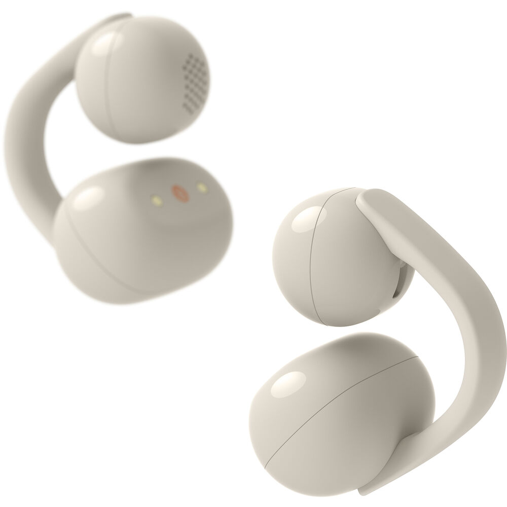 Sony LinkBuds Clip True Wireless Noise-Canceling Open Earbuds (Greige)