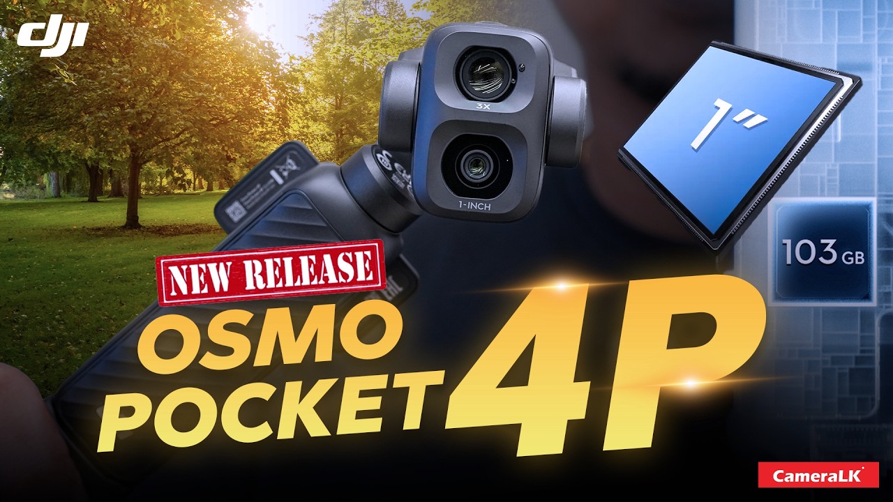 ලංකාවට අලුතෙන්ම ආපු Pocket Gimbal එක 🔥 | DJI Osmo Pocket 4P